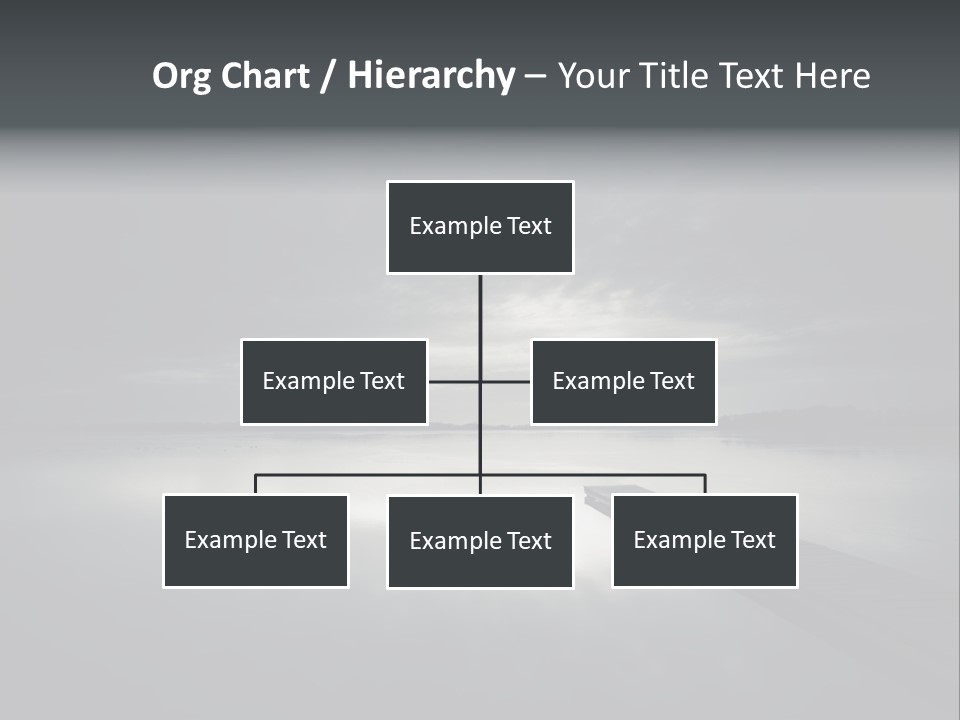 Sea Fall Dark PowerPoint Template