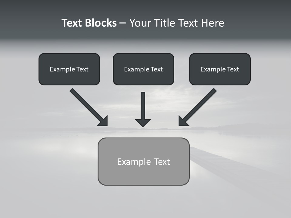 Sea Fall Dark PowerPoint Template