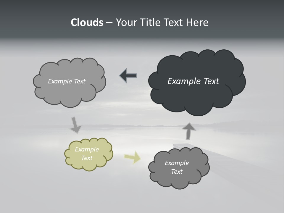 Sea Fall Dark PowerPoint Template