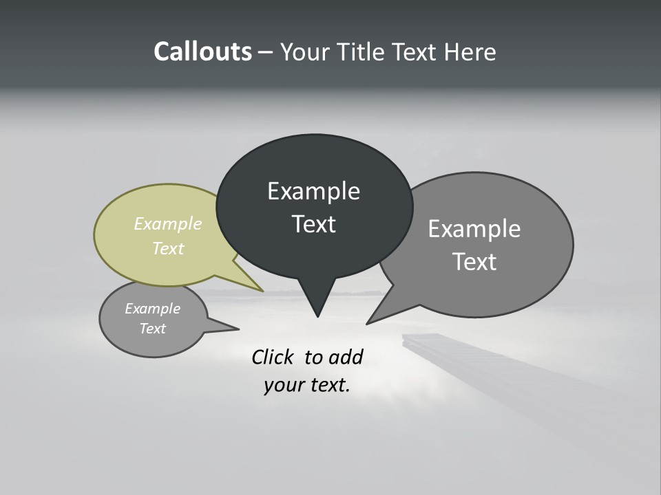 Sea Fall Dark PowerPoint Template