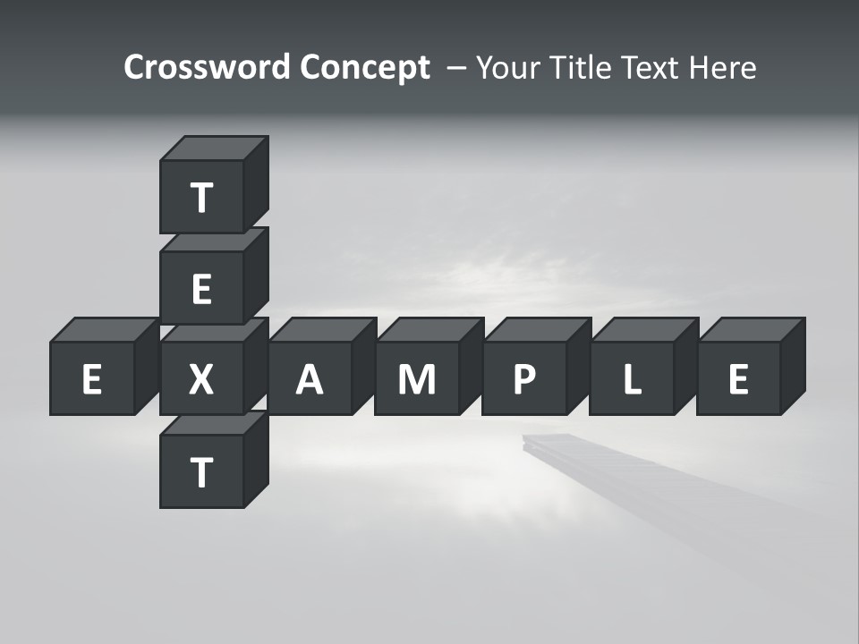 Sea Fall Dark PowerPoint Template