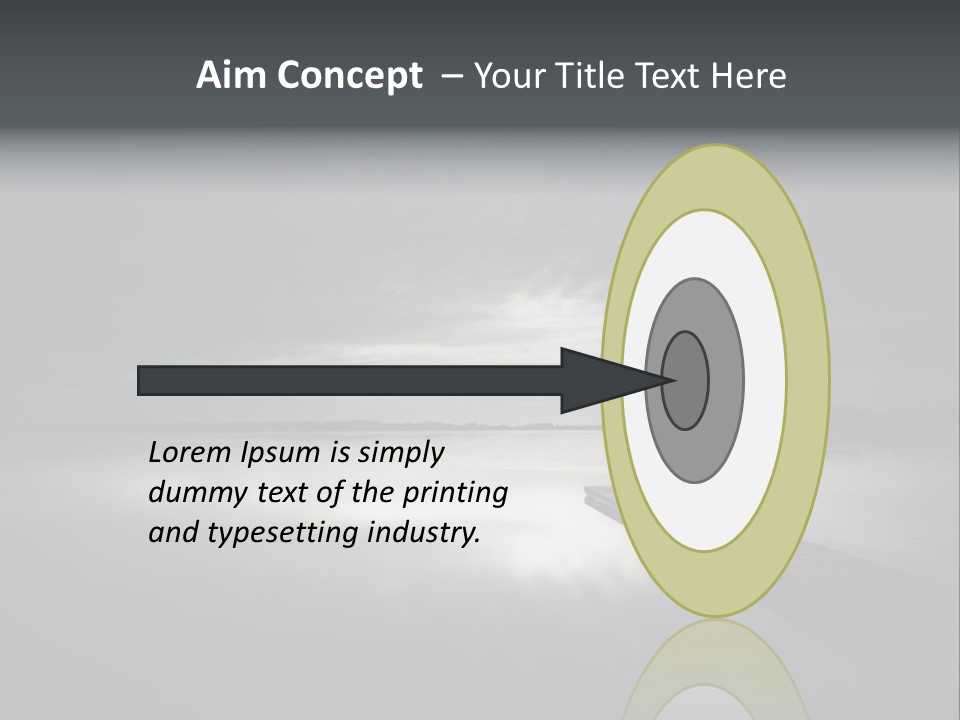 Sea Fall Dark PowerPoint Template