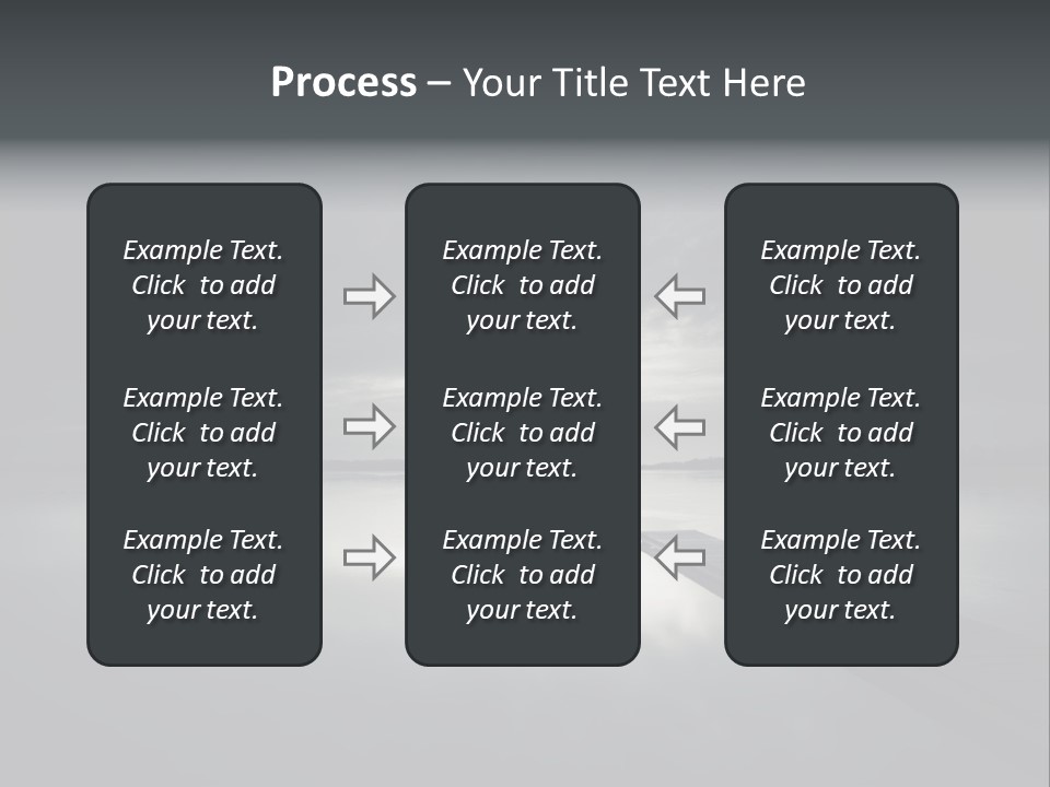 Sea Fall Dark PowerPoint Template