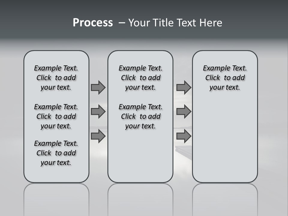 Sea Fall Dark PowerPoint Template