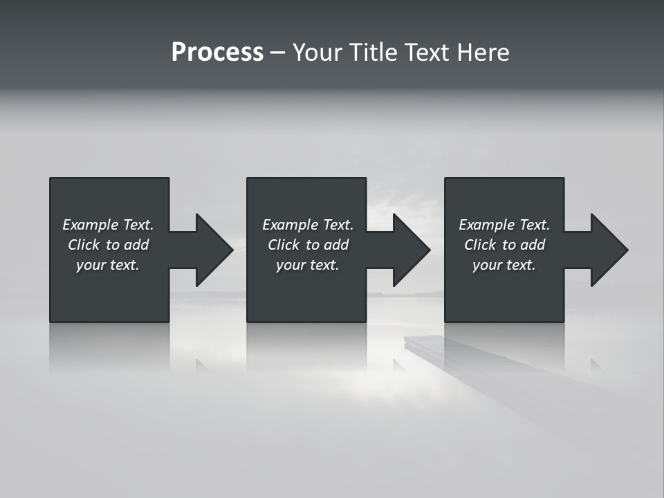 Sea Fall Dark PowerPoint Template