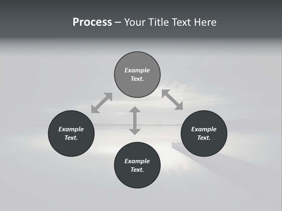 Sea Fall Dark PowerPoint Template