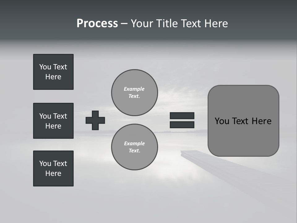 Sea Fall Dark PowerPoint Template