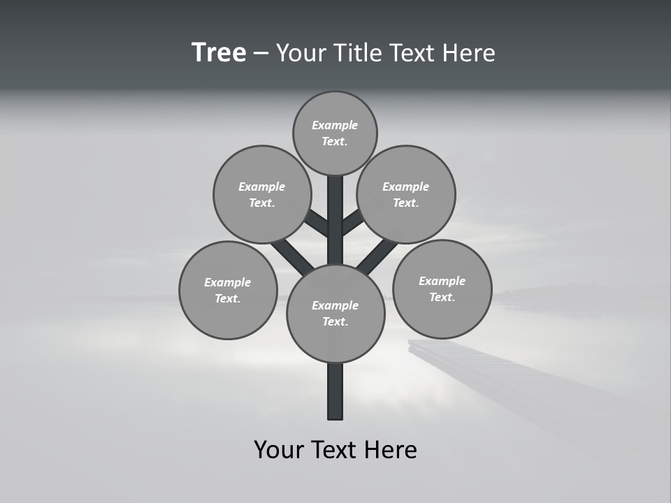 Sea Fall Dark PowerPoint Template