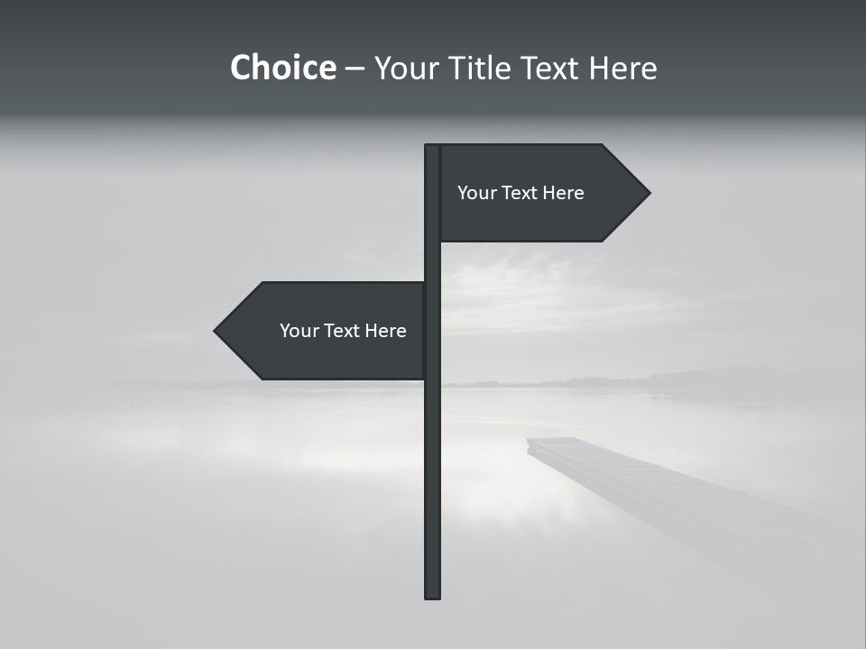 Sea Fall Dark PowerPoint Template