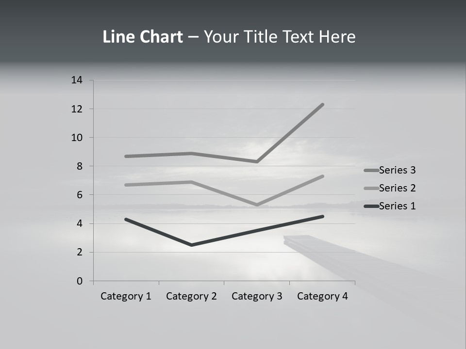 Sea Fall Dark PowerPoint Template