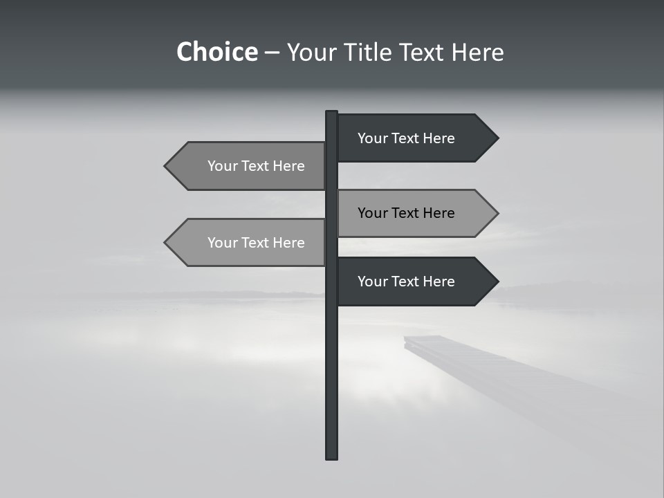 Sea Fall Dark PowerPoint Template