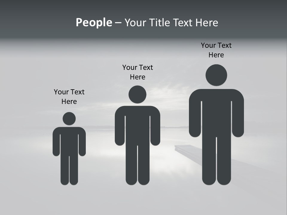 Sea Fall Dark PowerPoint Template