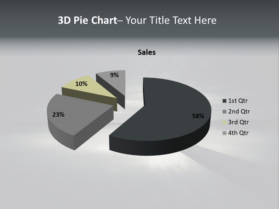 Sea Fall Dark PowerPoint Template