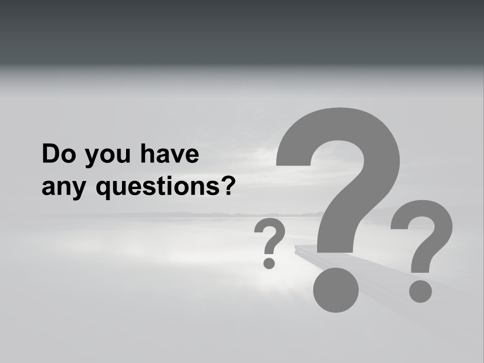 Sea Fall Dark PowerPoint Template