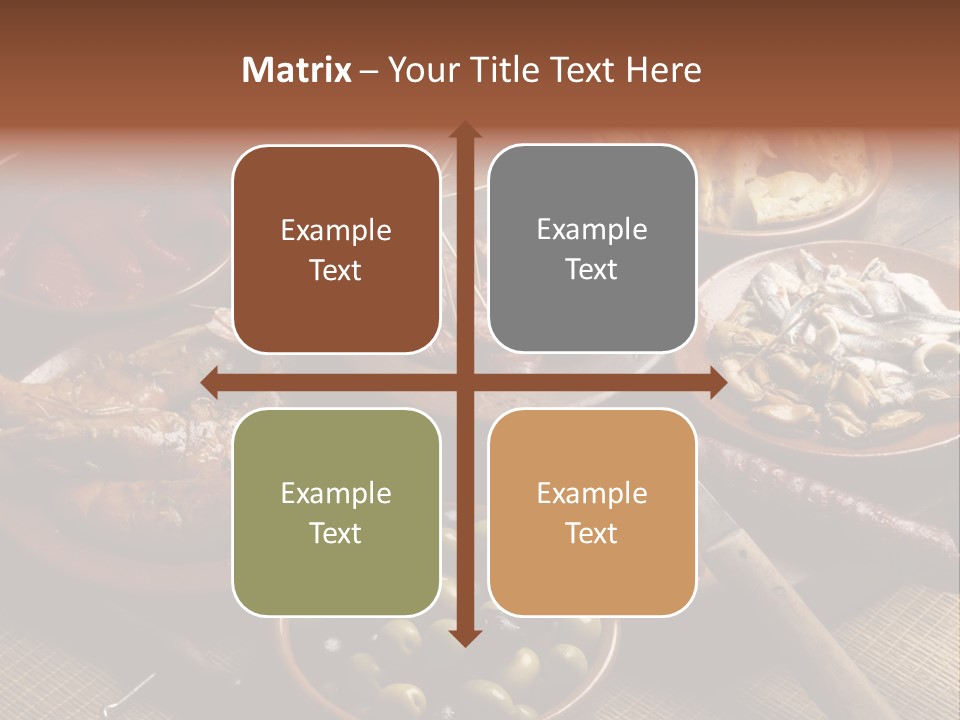 Food Herring Tortilla PowerPoint Template