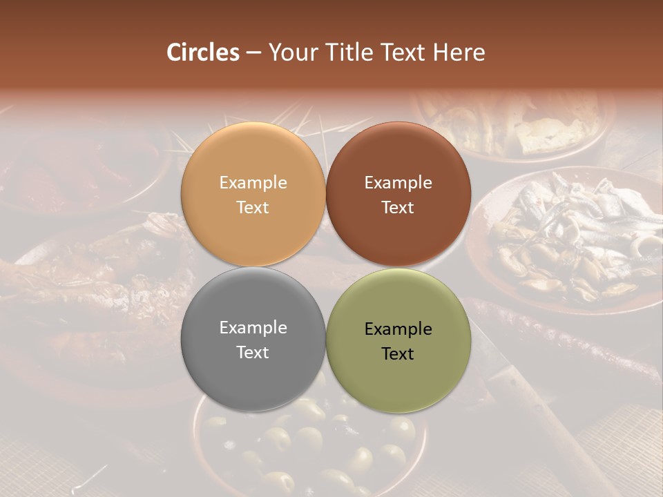 Food Herring Tortilla PowerPoint Template