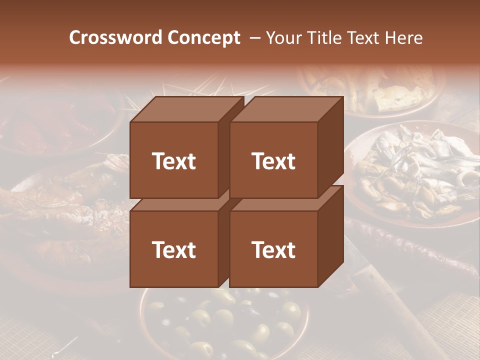 Food Herring Tortilla PowerPoint Template