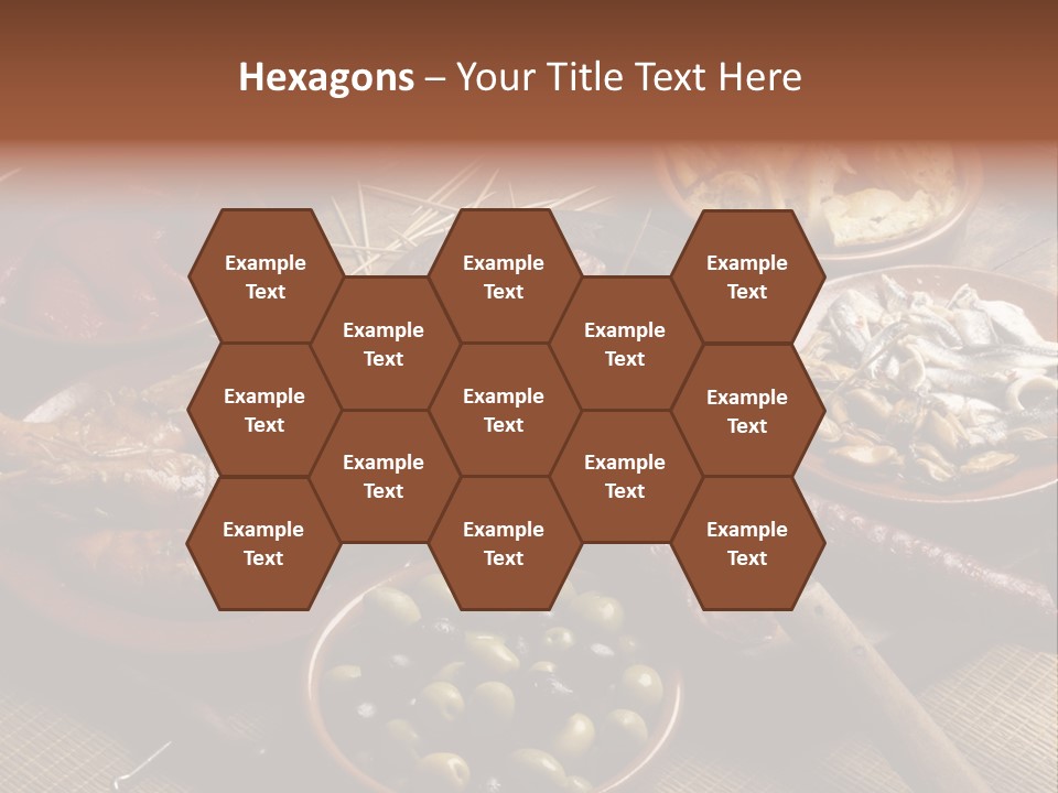 Food Herring Tortilla PowerPoint Template