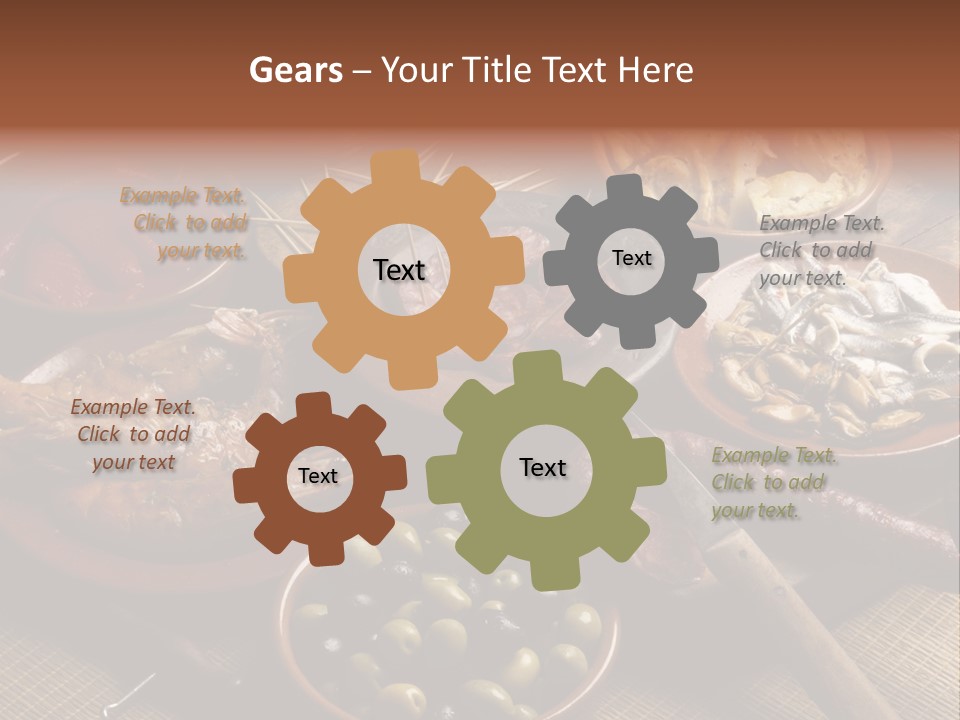 Food Herring Tortilla PowerPoint Template