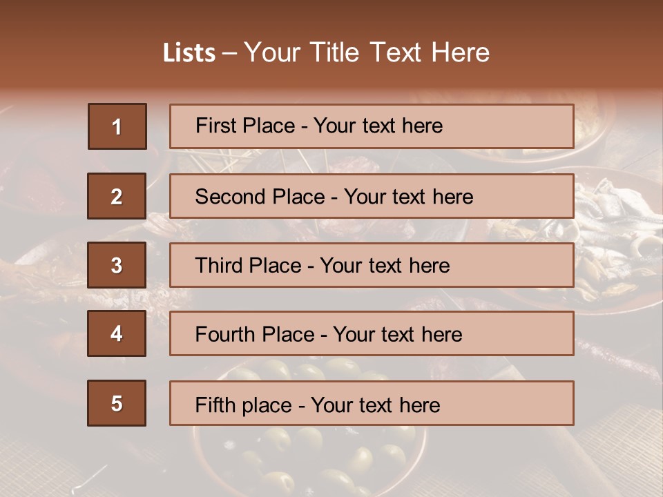 Food Herring Tortilla PowerPoint Template