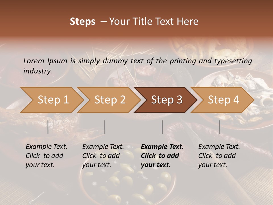 Food Herring Tortilla PowerPoint Template