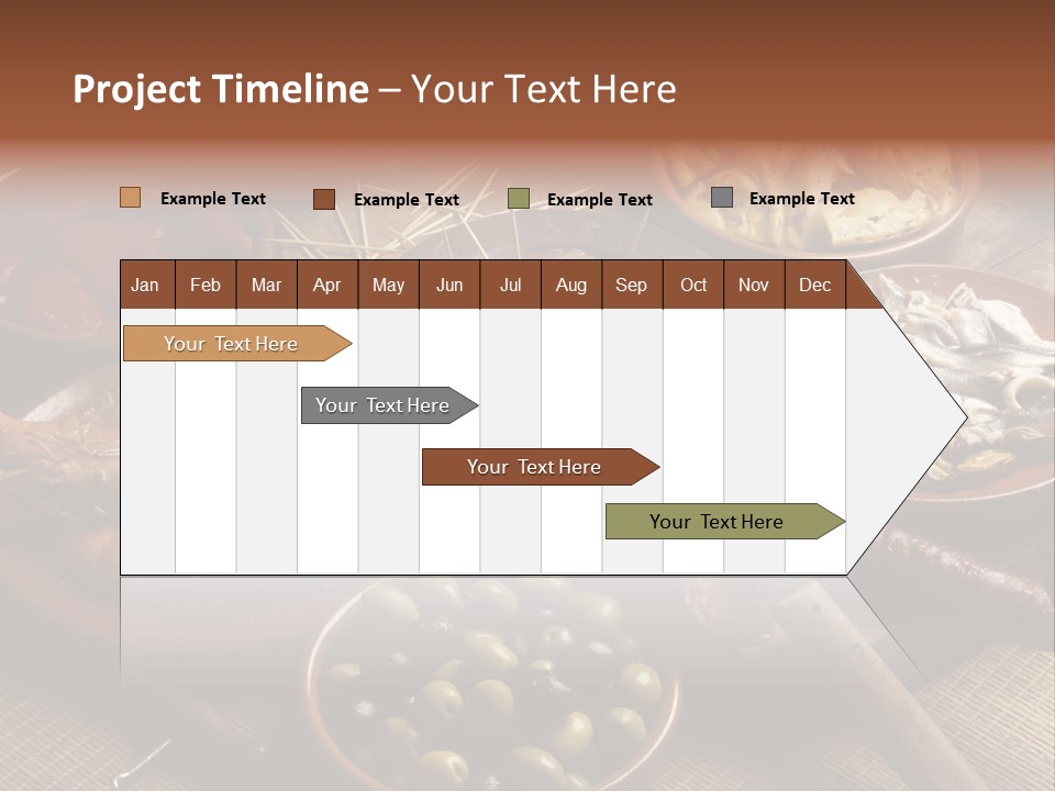 Food Herring Tortilla PowerPoint Template