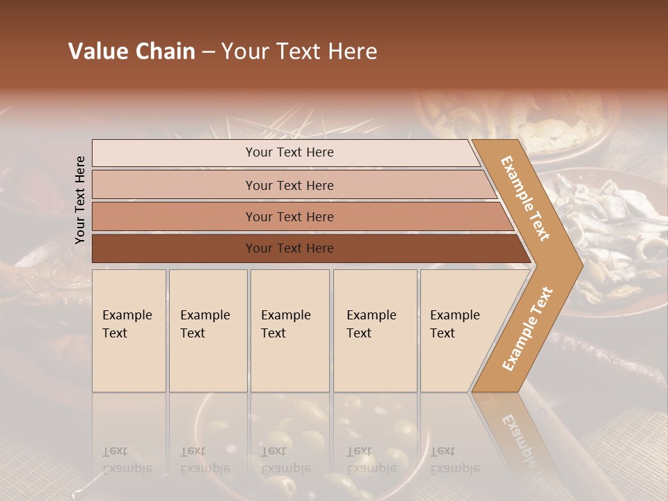 Food Herring Tortilla PowerPoint Template