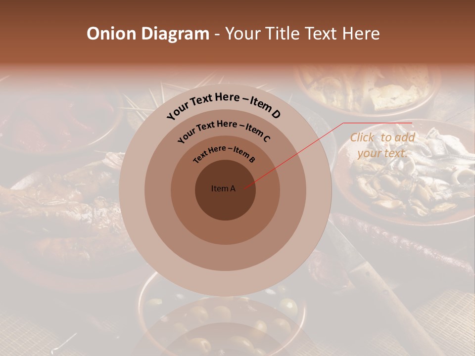 Food Herring Tortilla PowerPoint Template