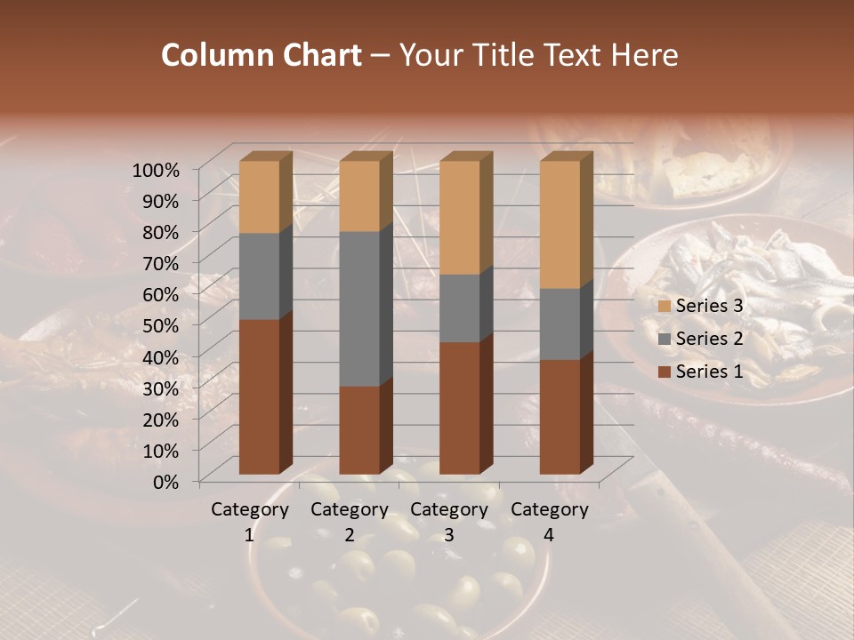 Food Herring Tortilla PowerPoint Template