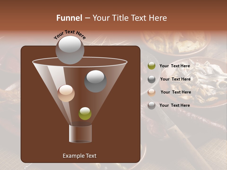 Food Herring Tortilla PowerPoint Template