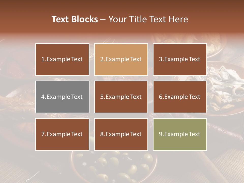 Food Herring Tortilla PowerPoint Template