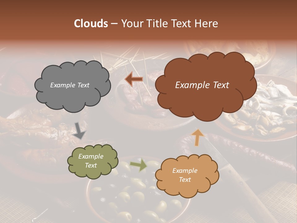 Food Herring Tortilla PowerPoint Template