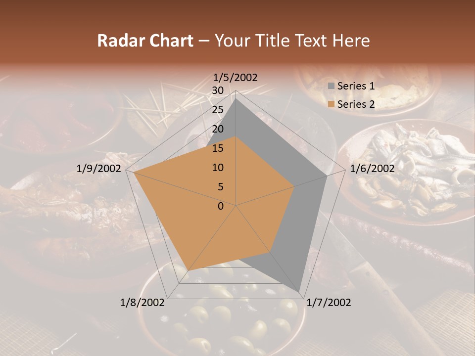 Food Herring Tortilla PowerPoint Template