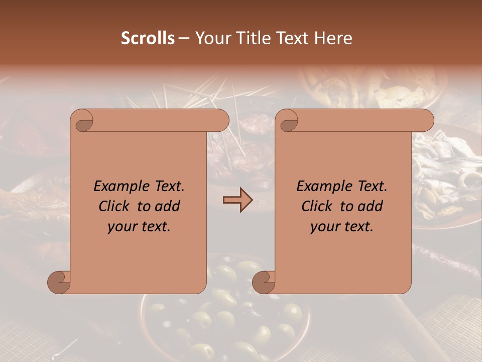 Food Herring Tortilla PowerPoint Template