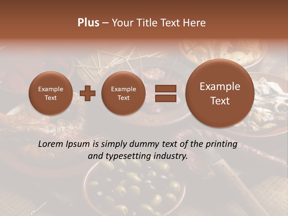 Food Herring Tortilla PowerPoint Template