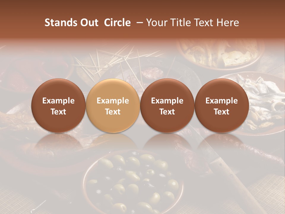 Food Herring Tortilla PowerPoint Template
