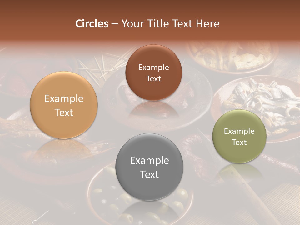 Food Herring Tortilla PowerPoint Template