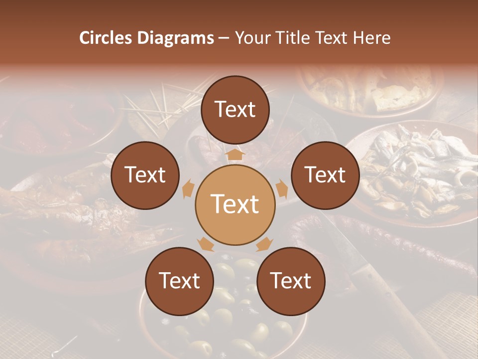 Food Herring Tortilla PowerPoint Template