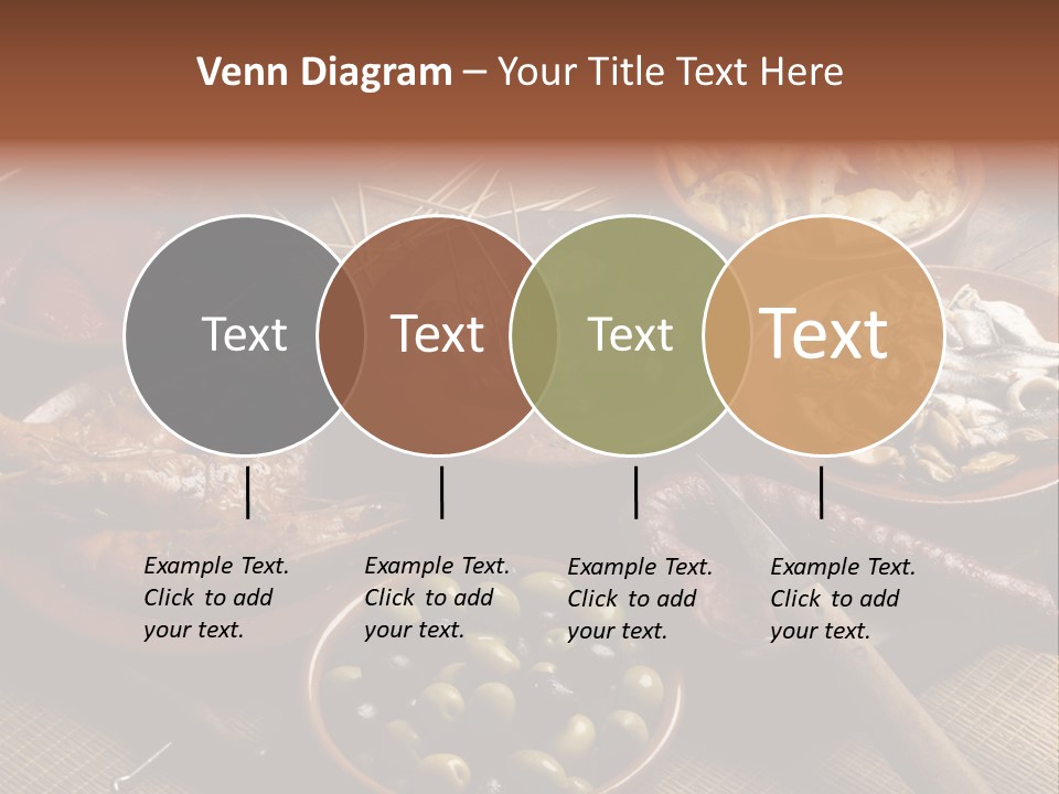 Food Herring Tortilla PowerPoint Template