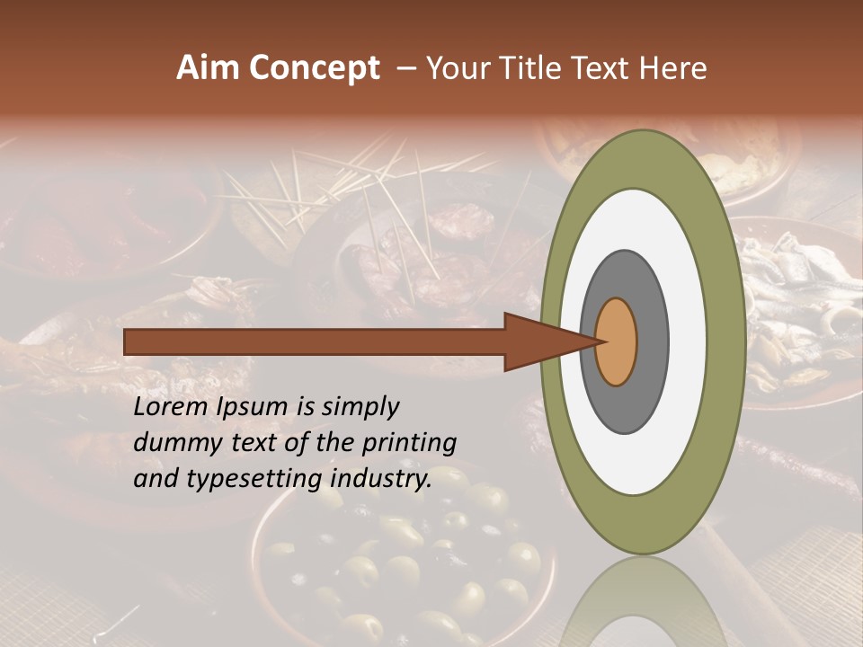 Food Herring Tortilla PowerPoint Template