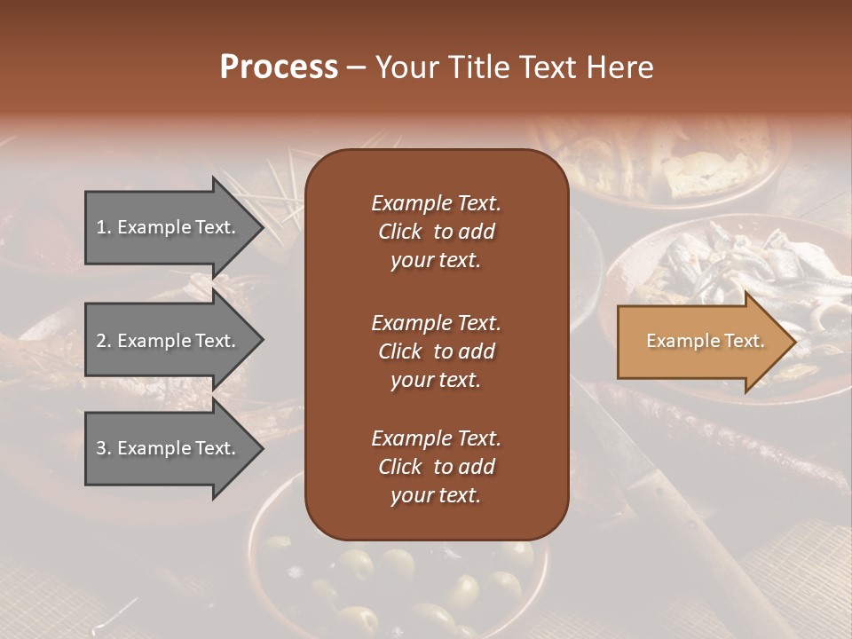 Food Herring Tortilla PowerPoint Template