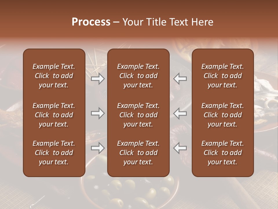 Food Herring Tortilla PowerPoint Template