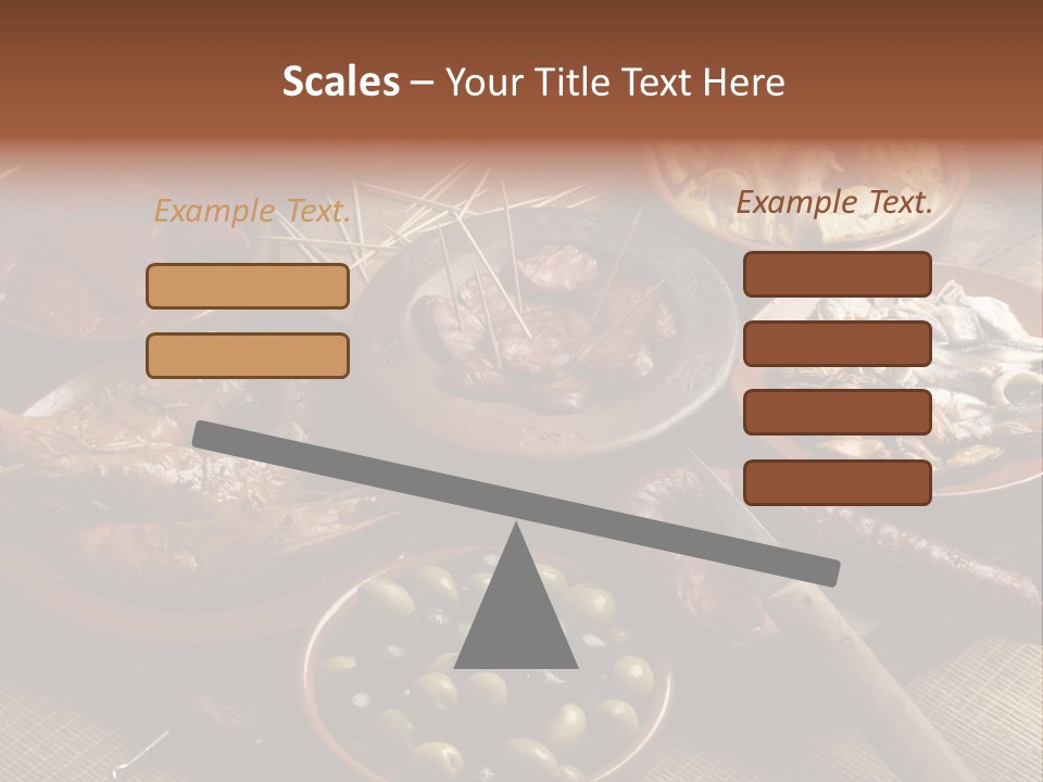 Food Herring Tortilla PowerPoint Template