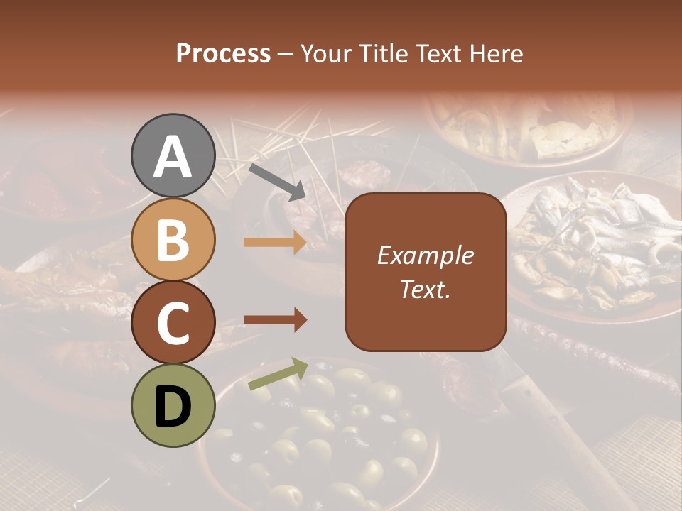 Food Herring Tortilla PowerPoint Template