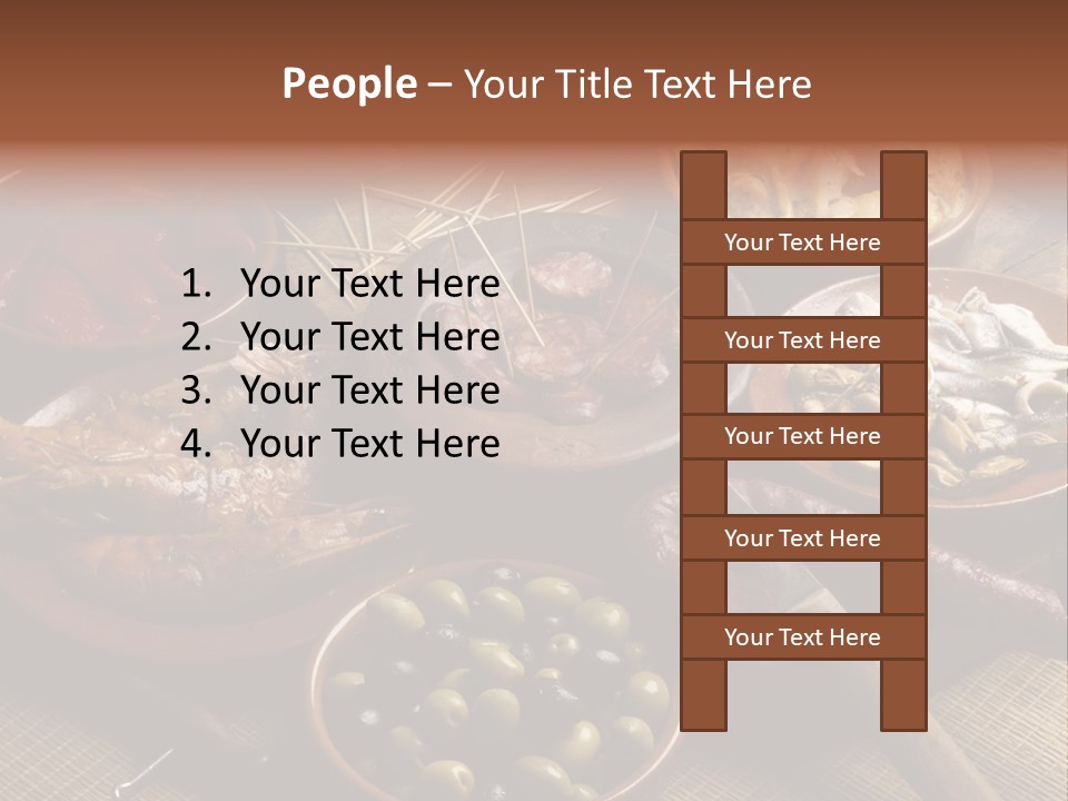 Food Herring Tortilla PowerPoint Template