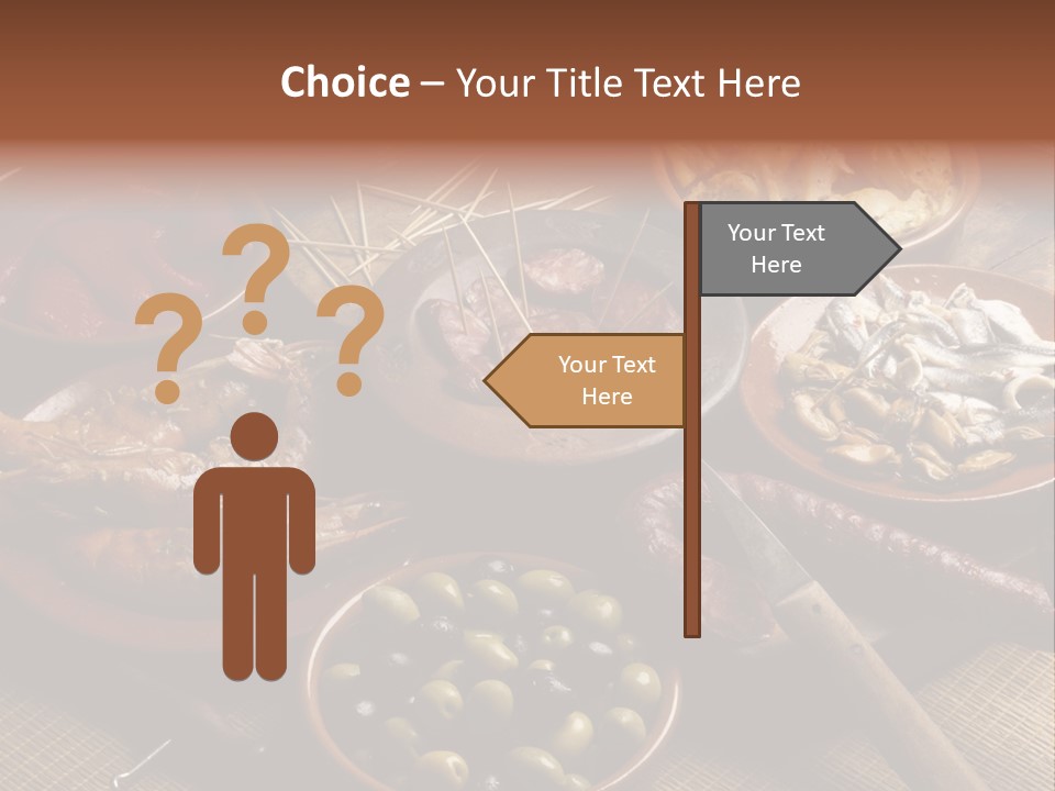 Food Herring Tortilla PowerPoint Template