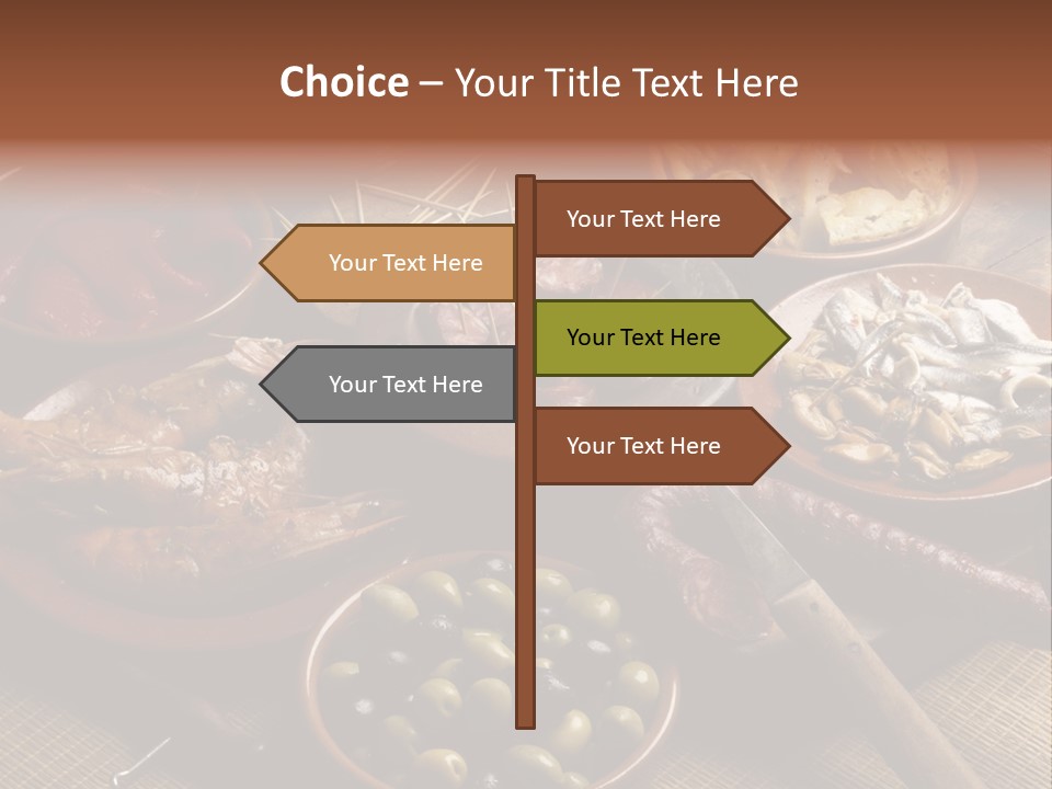 Food Herring Tortilla PowerPoint Template
