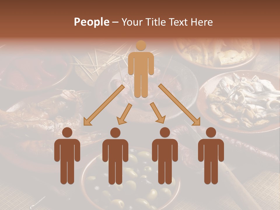 Food Herring Tortilla PowerPoint Template