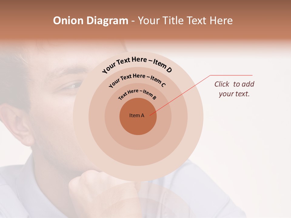 Caucasian Color Expressing PowerPoint Template