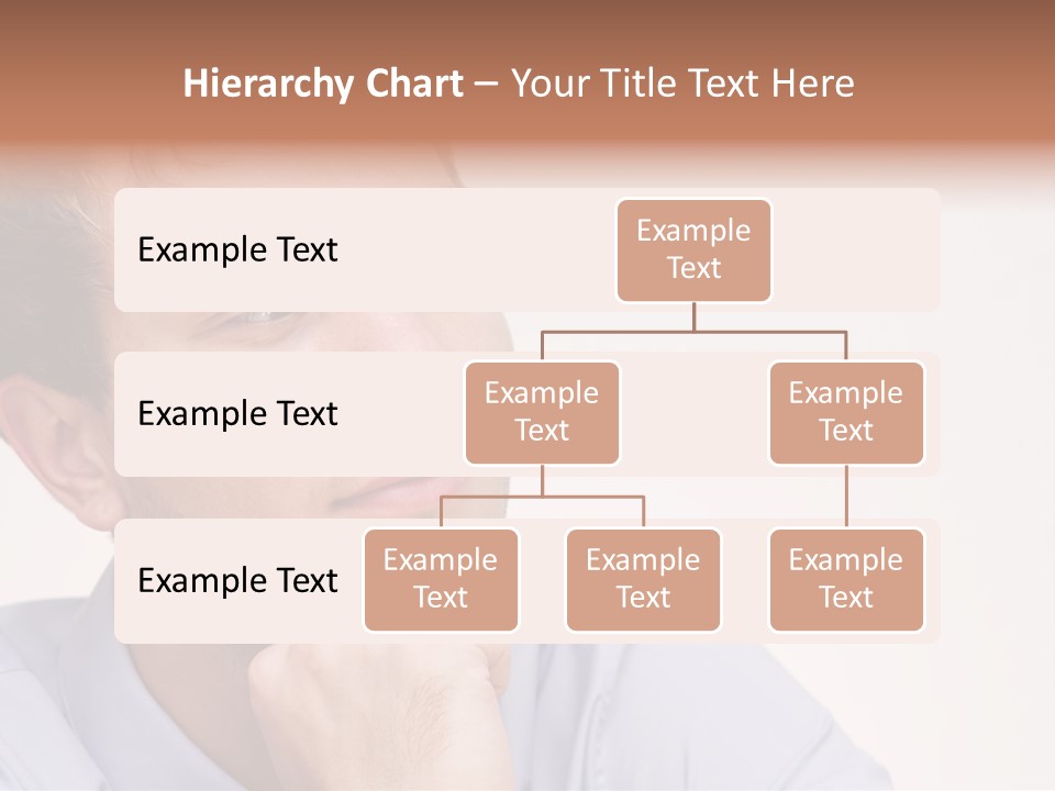 Caucasian Color Expressing PowerPoint Template